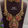 One Gram Gold Jewellery - Antique Lakshmi Haram - Lush Queens Jewellery