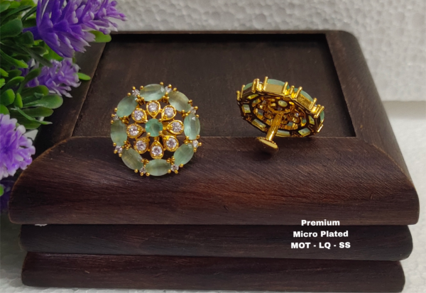 One gram gold Earrings - One gram gold Jewellery - Lush queens jewellery