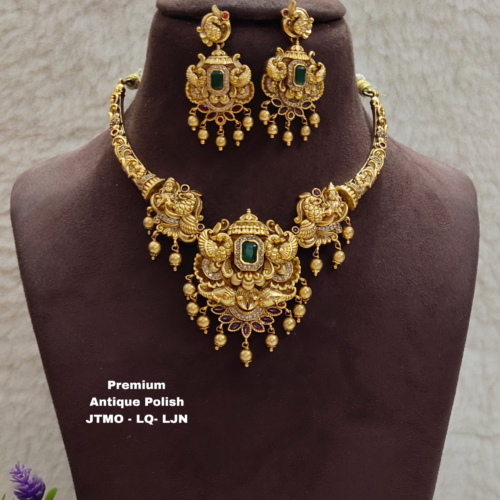 One gram gold Jewellery - One gram gold Necklaces  - Lush Queens jewellery