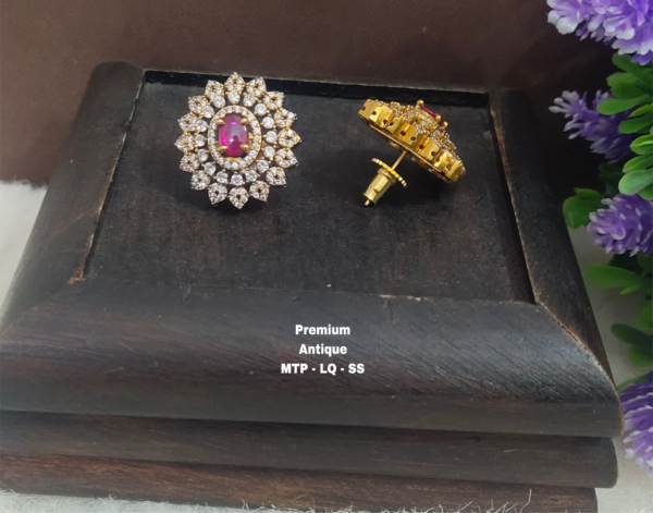 One gram gold Jewellery - One gram gold Earrings - Stud earrings