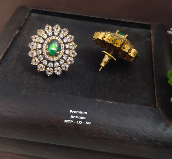 One gram gold Jewellery - One gram gold Earrings - Stud earrings