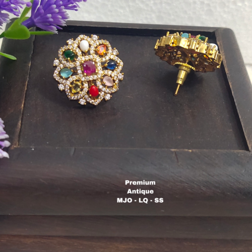 One gram gold Jewellery - One gram gold Earrings - Stud earrings