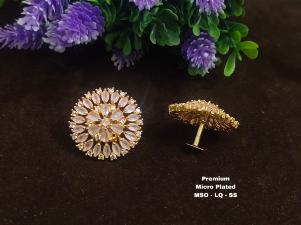 One gram gold Jewellery - One gram gold Earrings - Stud earrings