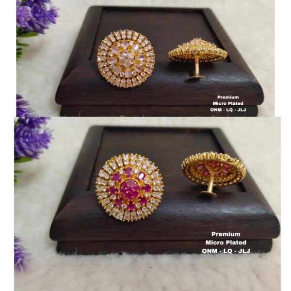 One gram gold Jewellery - One gram gold Earrings - Stud earrings