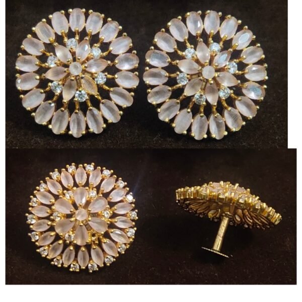 One gram gold Jewellery - One gram gold Earrings - Stud earrings