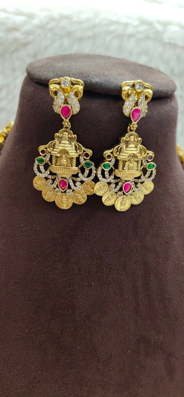 One gram gold Jewellery - South Indian Jewellery - One gram gold Necklaces