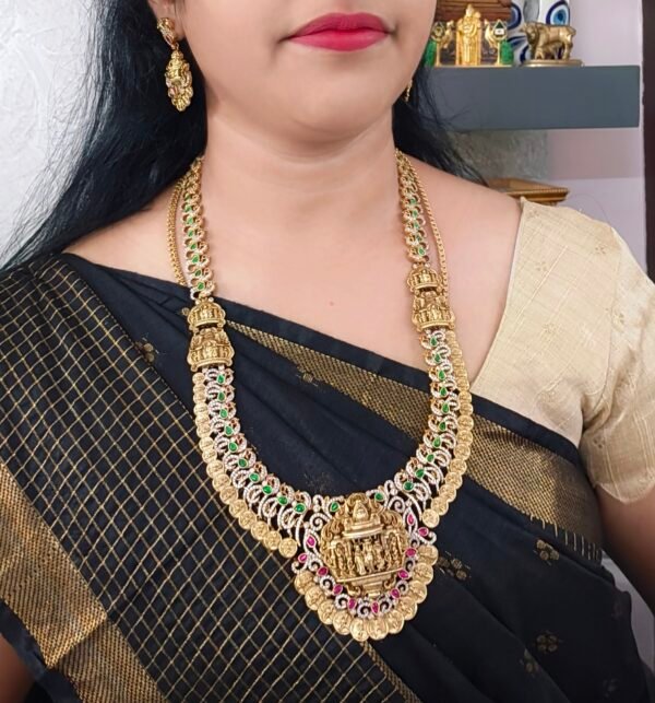 One gram gold Jewellery - South Indian Jewellery - One gram gold Necklaces