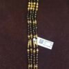 One Gram gold Jewellery |long black beads with out locket | 26 inches