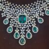 One gram gold Daimod finish haram | One gram gold Bridal Jewellery