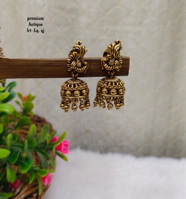 One gram gold Jewellery - One gram gold Earrings -  Jhumka earrings