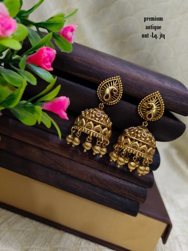 One gram gold Jewellery - One gram gold Earrings -  Jhumka earrings