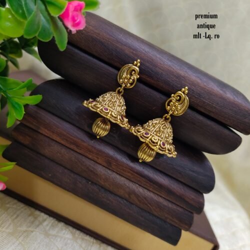 One gram gold Jewellery - One gram gold Earrings -  Jhumka earrings