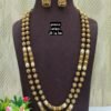 One gram gold Antique beads chains - One gram gold Jewellwery