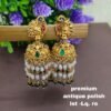 One gram gold Jewellery - One gram gold Earrings -   Jhumka earrings