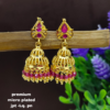 One gram gold Jewellery - One gram gold Earrings - Jhumka earrings