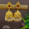 One gram gold Jewellery - One gram gold Earrings - Jhumka earrings