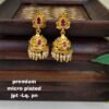 One gram gold Jewellery - One gram gold Earrings -  Jhumka - earrings