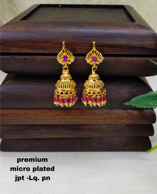 One gram gold Jewellery - One gram gold Earrings - Jhumka earrings