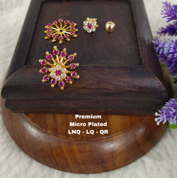 One gram gold Jewellery - One gram gold Earrings - Stud earrings