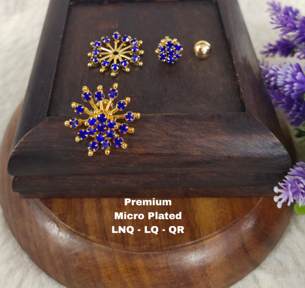 One gram gold Jewellery - One gram gold Earrings - Stud earrings