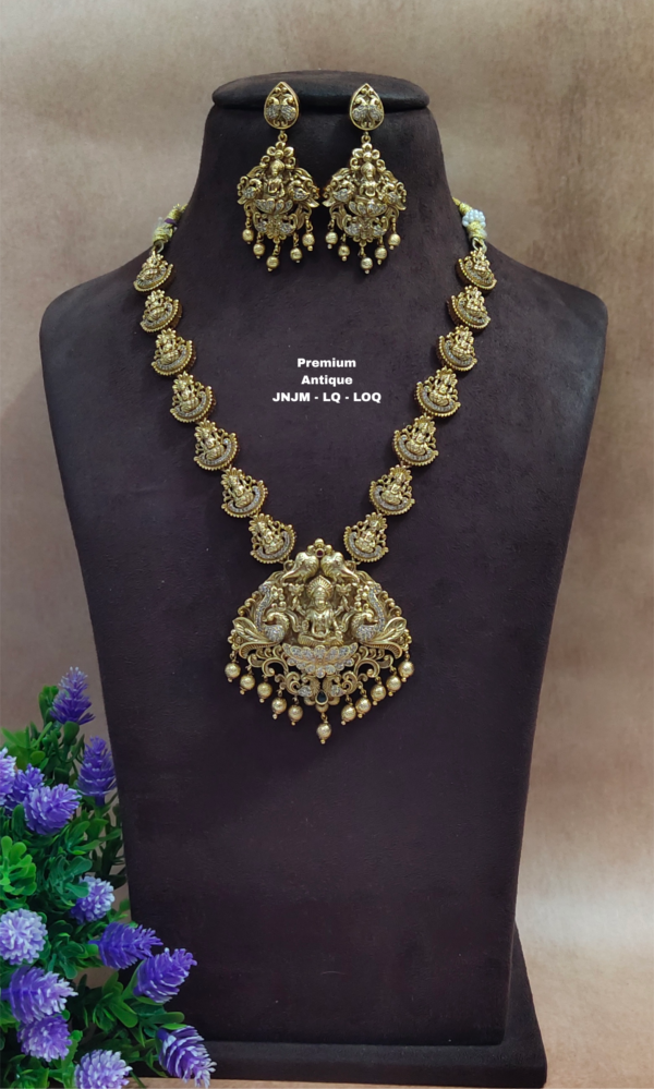 One gram gold Jewellery - South Indian Jewellery - One gram gold Necklaces