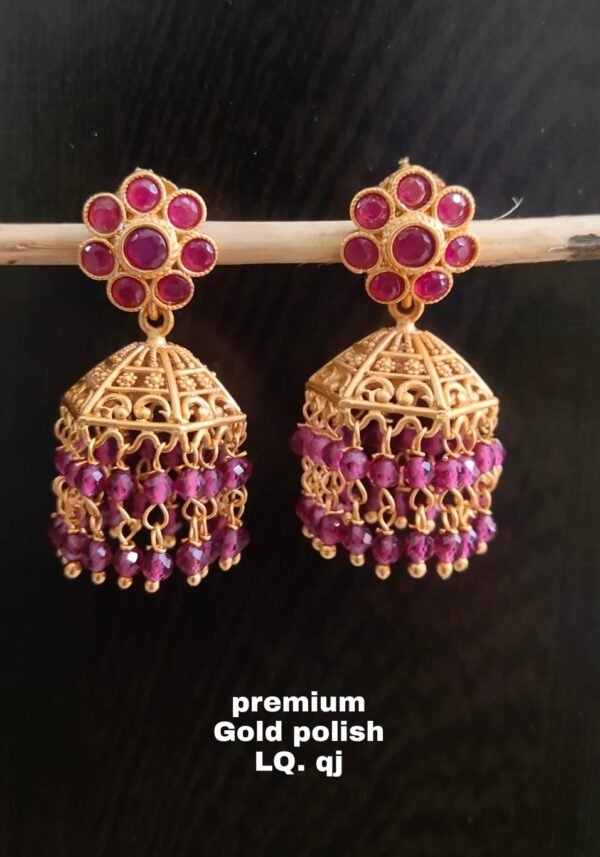 One  gram  gold  Earrings |one gram gold  jewellery   jumka  Earrings