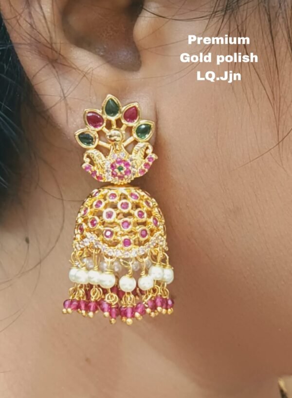 One  gram  gold  Earrings |one gram gold  jewellery  jumka  Earrings
