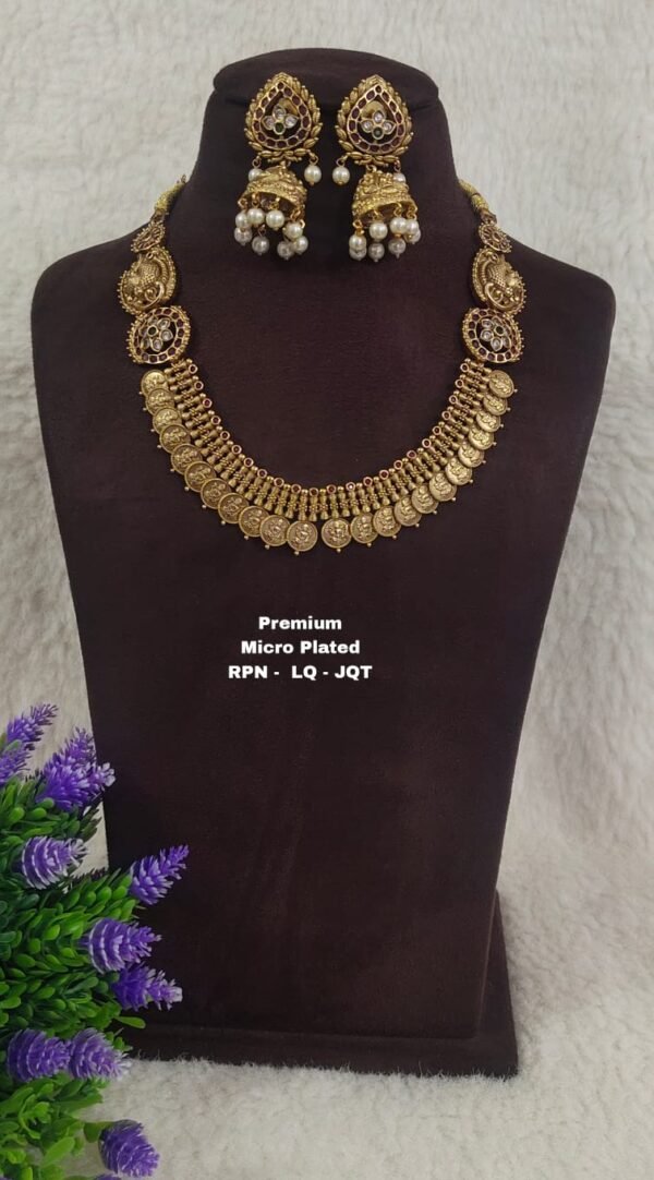 One gram gold Necklace | One gram gold Jewellery | Bridal Jewellery
