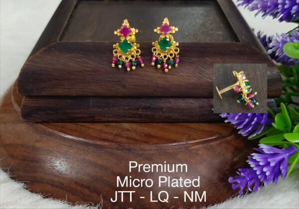 One gram gold Earrings | one gram gold jewellery | Studs Earrings