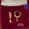 One  gram  gold  Earrings | one  gram gold  jewellery  Hoop  Earrings