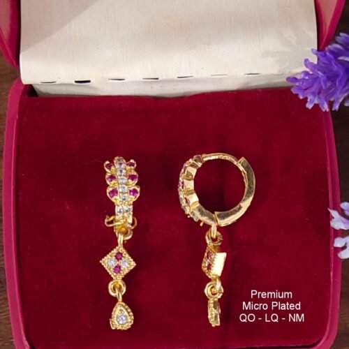 One  gram  gold  Earrings | one  gram gold  jewellery  Hoop  Earrings