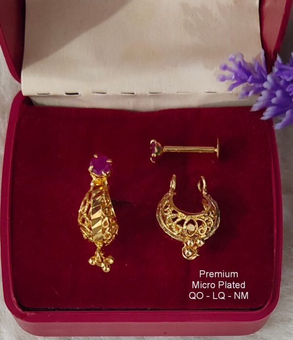 One  gram  gold  Earrings | one  gram gold  jewellery  Hoop  Earrings