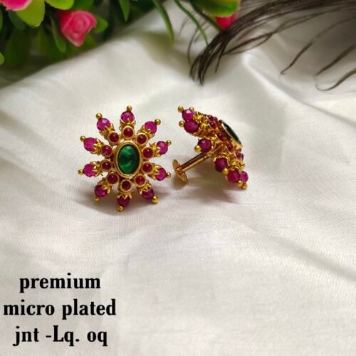 One gram gold  earreengs |one gram gold  jewellerystud earreengs