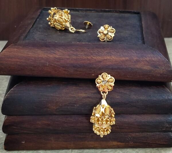 One gram gold Jewellery | One gram gold Earrings | Jumka Earrings