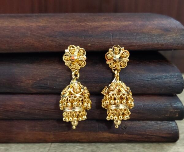 One gram gold Jewellery | One gram gold Earrings | Jumka Earrings