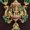 One gram gold Jewellery  | One gram gold Necklace | Lakshmi devi Long Necklace