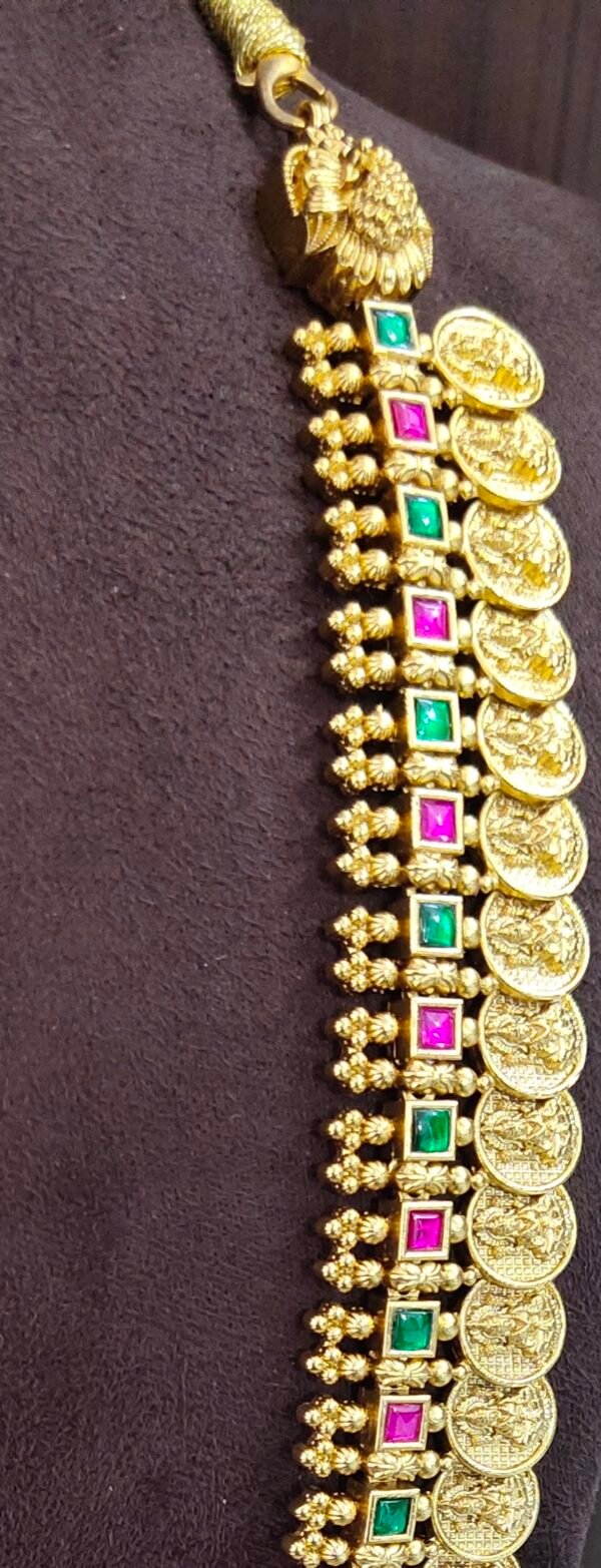 One gram gold Kasula haram  | One gram gold Jewellelry | Lakshmi kasula haram