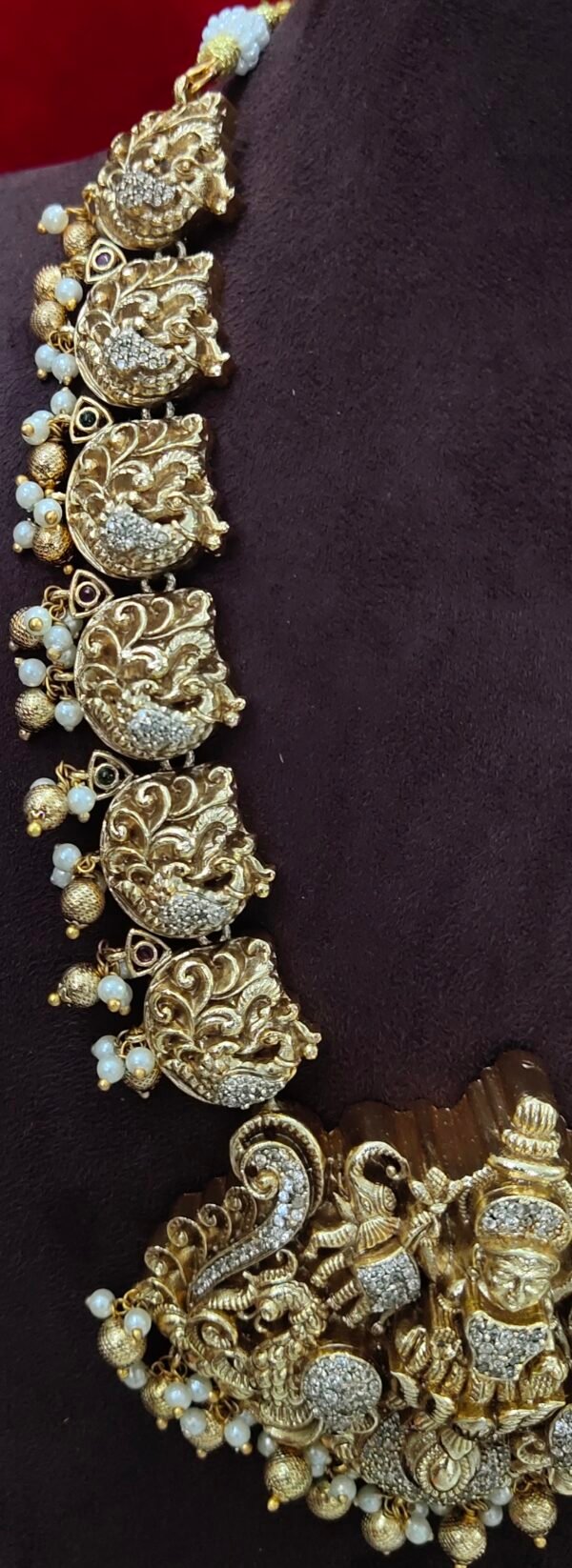 One gram gold Jewellery  | One gram gold Necklace