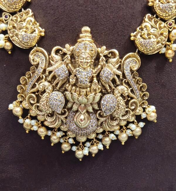 One gram gold Antique Necklace | One gram gold Bridal Necklace
