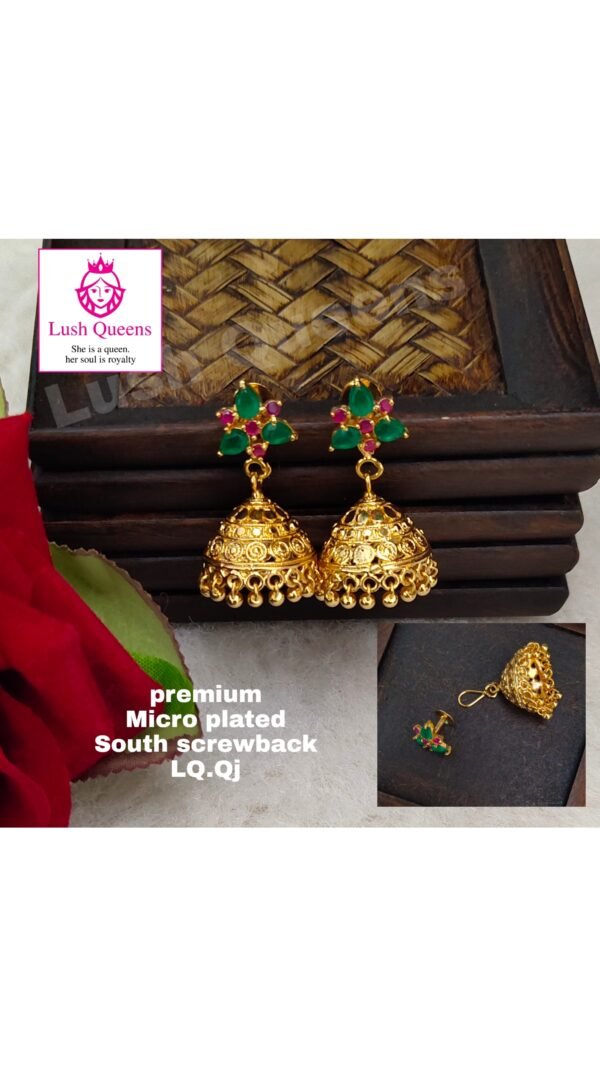 One  gram  gold  Earrings |one gram gold  jewellery  stud Earring