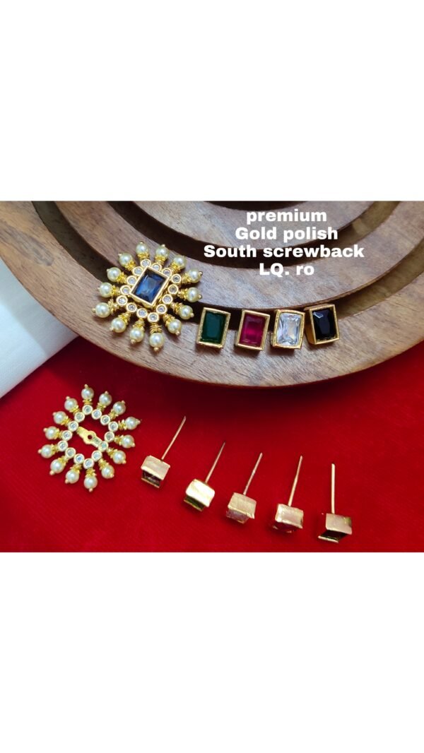 One  gram  gold  Earrings |one gram gold  jewellery  stud Earrings