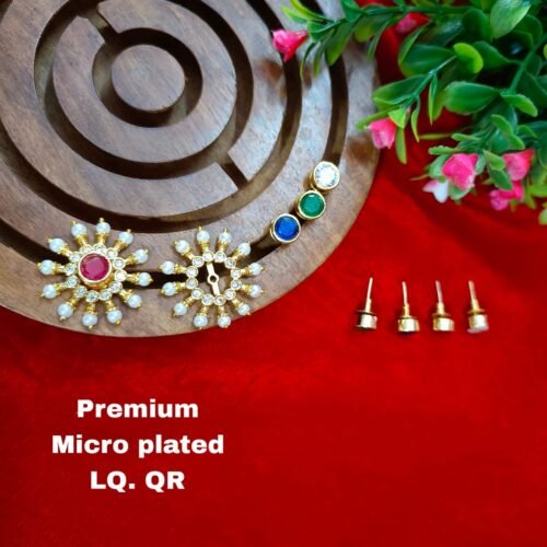 One  gram  gold  Earrings |one gram gold  jewellery  stud Earrings