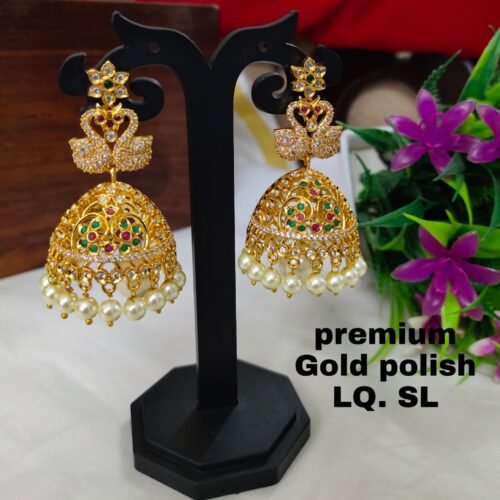 One  gram  gold  Earrings |one gram gold  jewellery   jumka   Earrings