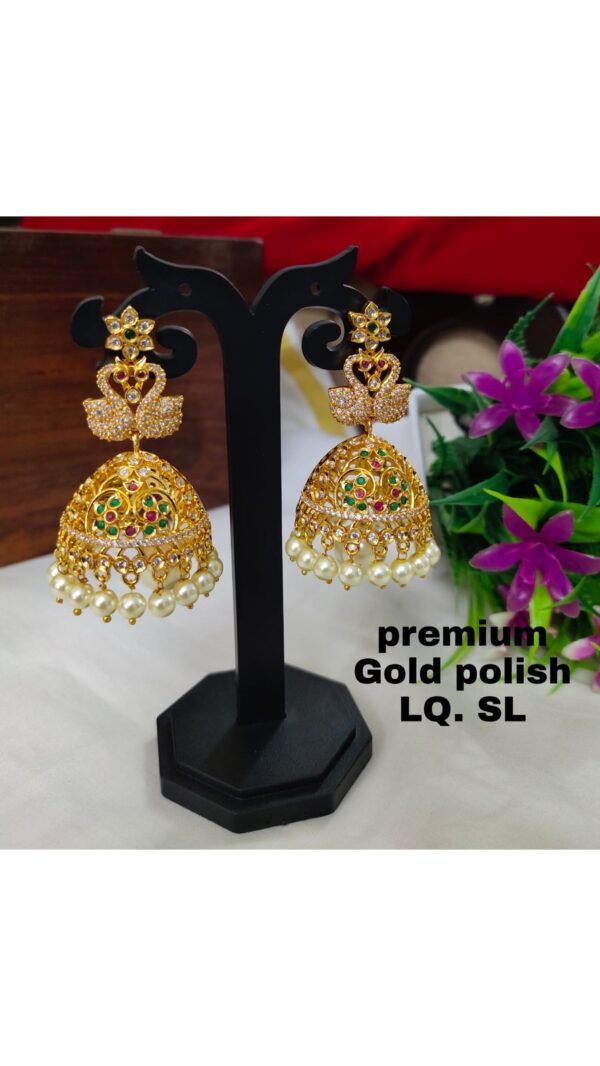 One  gram  gold  Earrings |one gram gold  jewellery   jumka   Earrings