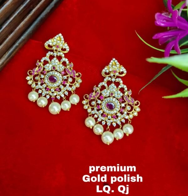 One  gram  gold  Earrings |one gram gold  jewellery  stud Earring