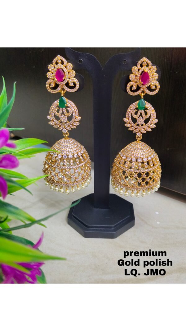 One  gram  gold  Earrings |one gram gold  jewellery  jumka Earrings
