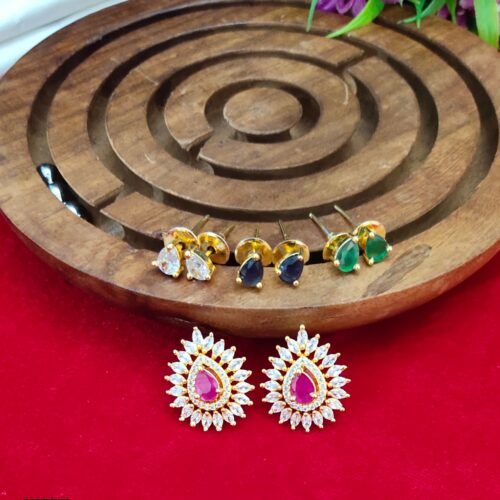 One  gram  gold  Earrings |one gram gold  jewellery  stud Earrings