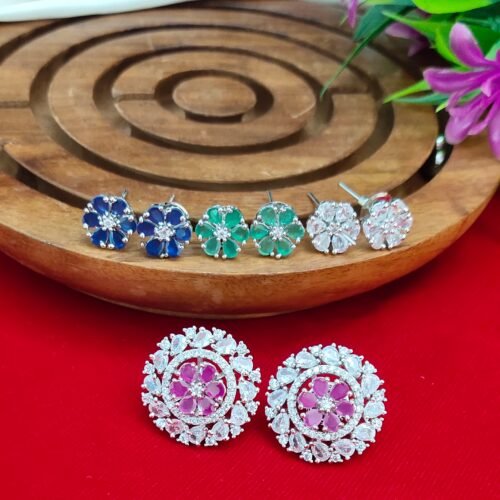 One  gram  gold  Earrings |one gram gold  jewellery  stud Earrings