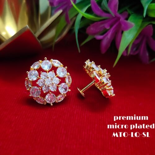 One gram gold Earrings | One gram gold Jewellery  