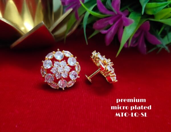 One gram gold Earrings | One gram gold Jewellery  